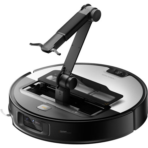 Robotski sesalnik Roborock Saros Z70 R&D, z vodnim priključkom (srebrn/črn, ročica OmniGrip, večnamenska priklopna postaja 4.0)