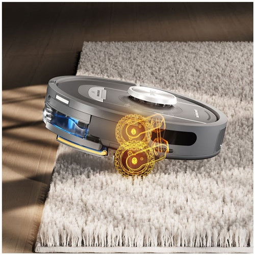 Robotski sesalnik Shark PowerDetect NeverTouch 2 v 1, mokro in suho čiščenje, LiDAR senzor, 110 min delovanja, za vse vrste tal, brez vrečke