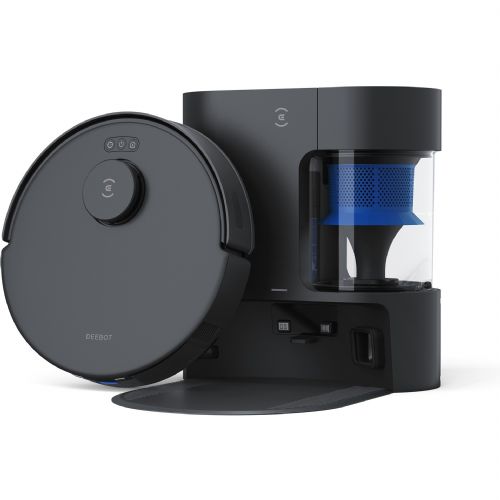 Robotski sesalnik Ecovacs Deebot N20 Pro Plus, vključno s postajo PureCyclone, črn