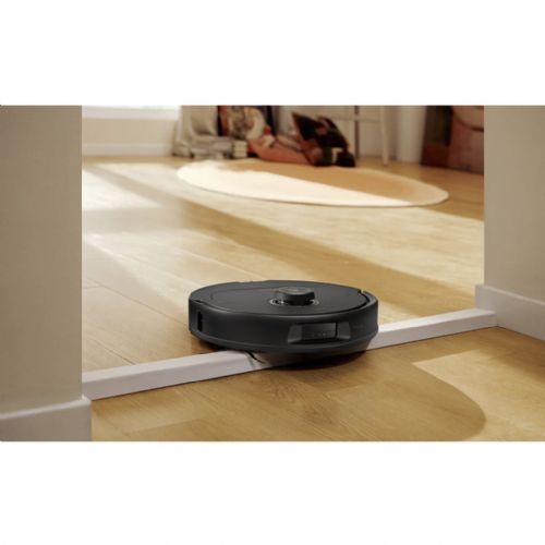 Robotski sesalnik Roborock QRevo MaxV, mokro in suho čiščenje, 5.200 mAh, poljenje 240 min, sesalna moč 7.000 Pa, samodejno poljenje, Lidar, črna
