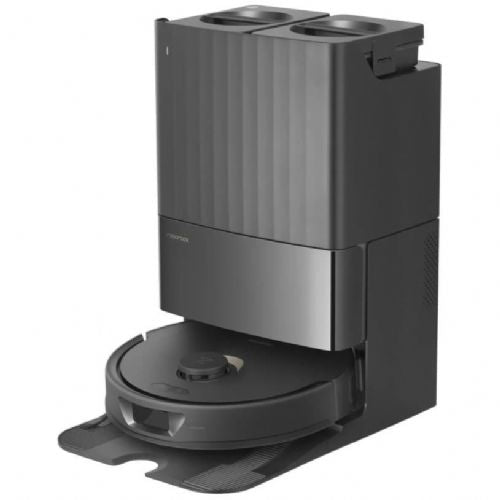 Robotski sesalnik Roborock QRevo MaxV, mokro in suho čiščenje, 5.200 mAh, poljenje 240 min, sesalna moč 7.000 Pa, samodejno poljenje, Lidar, črna