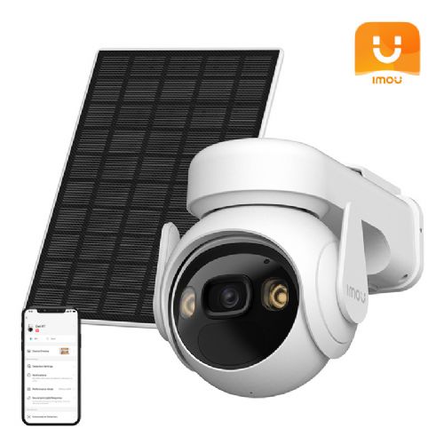 Vrtljiva zunanja WiFi kamera s solarnim panelom IMOU Cell PT kit lite (tip C)