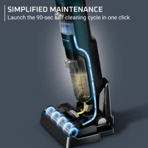 Brezžični pokončni sesalnik Rowenta X-Clean 2 GZ2251E0, mokro in suho čiščenje 2 v 1, 35 min delovanja, samodejno čiščenje