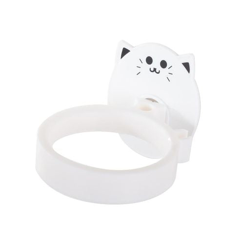 Self-adhesive wall holder for hair dryer