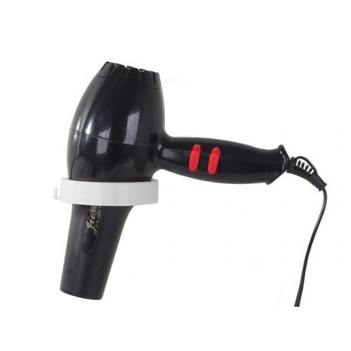 Self-adhesive wall holder for hair dryer