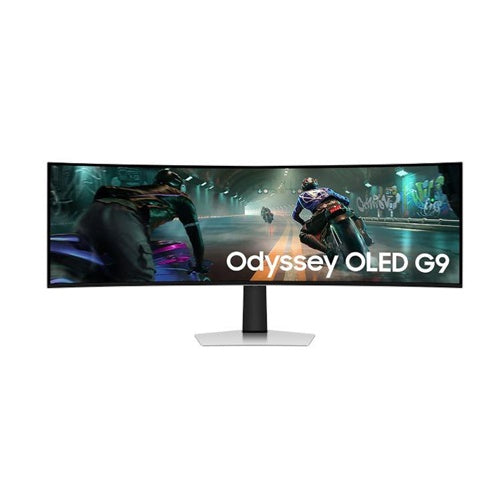 Samsung Odyssey G9 (G91S) Monitor, OLED, 124.46 cm (49"), 5120 x 1440, HDMI, DP, Micro HDMI, USB, 144 Hz, curved (LS49DG910SUXEN)