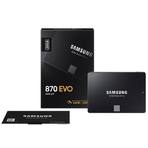 Vgradni SSD disk SAMSUNG 870 EVO 250GB 2,5" SATA3 (MZ-77E250B/EU) SSD