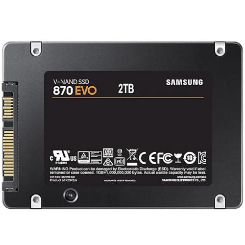 SAMSUNG 870 EVO 2TB 2,5" SATA3 MZ-77E2T0B/EU SSD