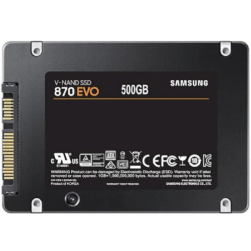 Vgradni SSD disk SAMSUNG 870 EVO 500GB 2,5" SATA3 (MZ-77E500B/EU) SSD