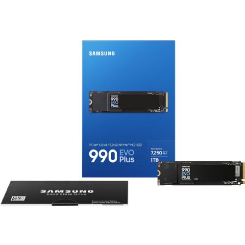 SAMSUNG 990 EVO Plus 1TB M.2 PCIe 5.0 2280 (MZ-V9S1T0BW) SSD