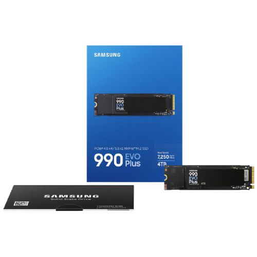 SAMSUNG 990 EVO Plus 4TB M.2 PCIe 5.0 2280 (MZ-V9S4T0BW) SSD