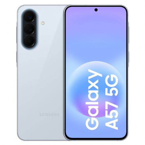 Smartphone Samsung Galaxy A57 5G 8GB RAM 256GB, 6.7" FHD+ 120Hz, triple camera 50MP, IP68, beautiful ice blue