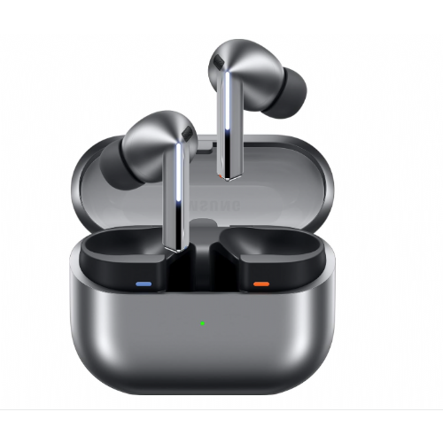 Slušalke Samsung Galaxy Buds3 Pro R630 brezžične, aktivno odpravljanje šumov, do 30 ur avtonomije, podpora za Hi-Res zvok, srebrne