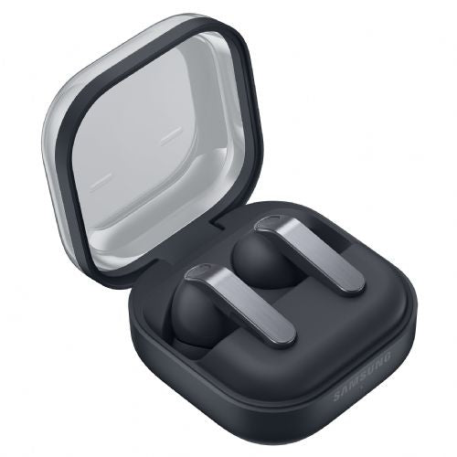 Slušalke Samsung Galaxy Buds4 Pro SM-R640 črne, brezžične, aktivno odpravljanje šumov, 2-sistemski Hi-Fi zvočniki, do 30 ur delovanja