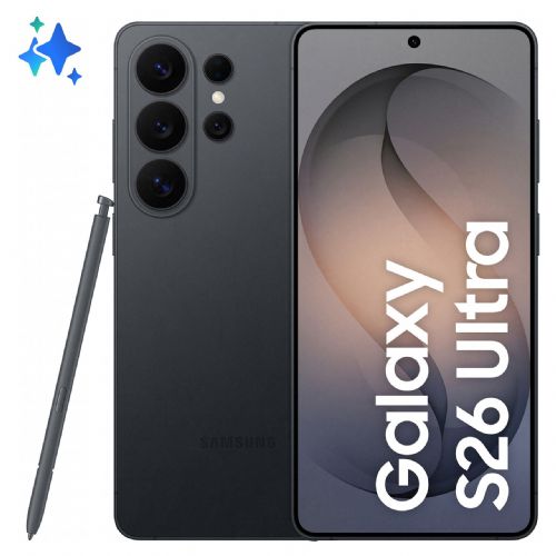Samsung Galaxy S26 Ultra 5G Smartphone, 17.5 cm (6.9"), Snapdragon 8 Elite, 12GB RAM, 256GB, 200MP Camera, Black