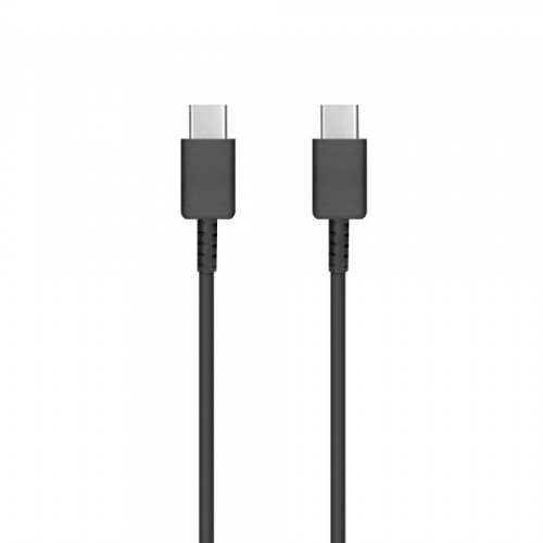 SAMSUNG HOME CHARGER EP-TA800XBE Super Fast Charge (Type C) and data cable EP-DW767JBE 1.8m (Type C - Type C) - black (bulk)