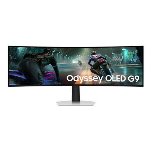Samsung Odyssey G9 (G91S) Monitor, OLED, 124.46 cm (49"), 5120 x 1440, HDMI, DP, Micro HDMI, USB, 144 Hz, curved (LS49DG910SUXEN)