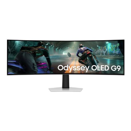 Samsung Odyssey G9 (G91S) Monitor, OLED, 124.46 cm (49"), 5120 x 1440, HDMI, DP, Micro HDMI, USB, 144 Hz, curved (LS49DG910SUXEN)