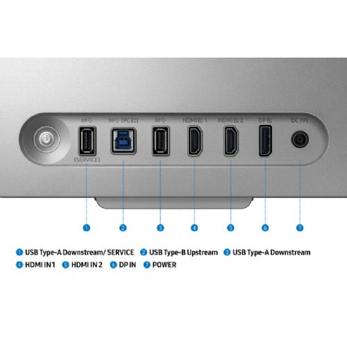 Monitor Samsung Odyssey 3D S27FG900XU, 68,5 cm (27"), 4K UHD, Fast IPS, 165 Hz, HDR10, G-Sync, FreeSync Premium