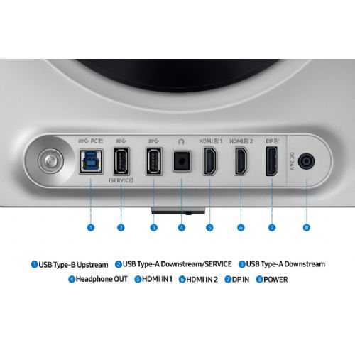Monitor Samsung S27DG612SU OLED G61SD Odyssey G6, 68,58 cm (27"), 2560 x 1440 (QHD), 16 : 9, HDMI, DP, 240 Hz