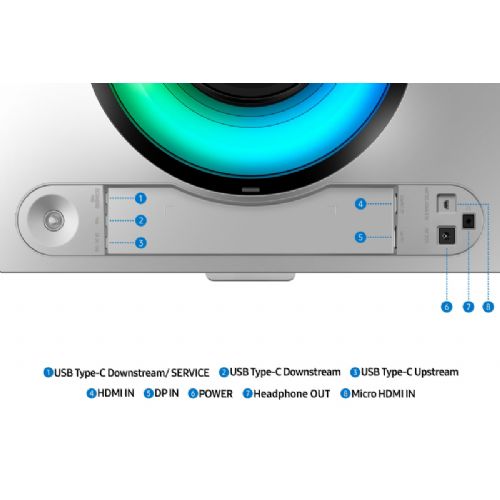 Monitor Samsung S49DG934SU OLED G93SD Odyssey G9 ukrivljen 124,46 cm (49,0"), 5120x1440, HDMI, DP, Micro HDMI, USB, 240Hz