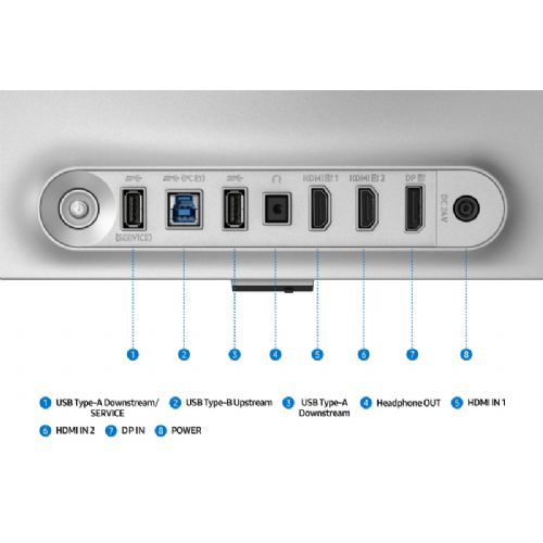 Monitor Samsung S27FG810SU G81SF Odyssey G8, OLED, 68,58 cm (27"), 3840 x 2160, 2 x HDMI, DP, 240 Hz
