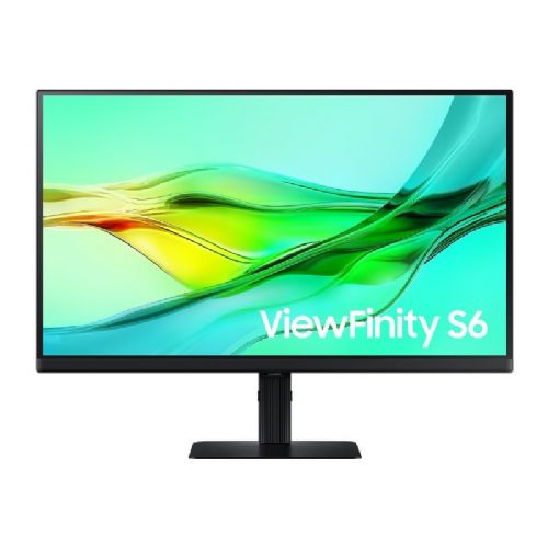 Monitor Samsung ViewFinity S6 S60UD 68,58 cm (27,0")16:9 WQHD IPS, 350cd/m2, 5ms 100Hz DP HDMI USB-C (90W), Pivot KVM črna