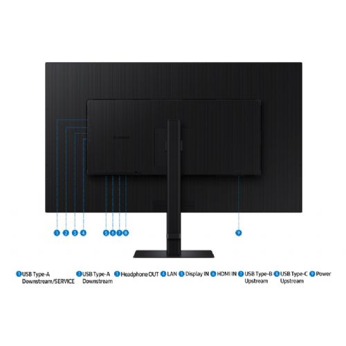 Monitor Samsung S37D800UAU, 94 cm (37"), 3840x2160, HDMI, DP, USB-C, LAN