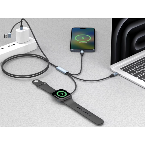 Sandberg 3in1 100W travel charging cable