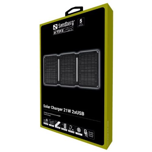 Sandberg Solar Charger 21W 2xUSB solar panel charger