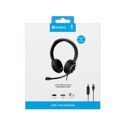 Sandberg USB wired headphones