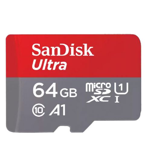 Memory card SANDISK Ultra microSDXC 64GB UHS-I FHD (SDSQUAB-064G-GN6MA)