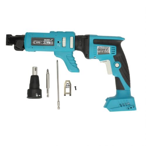Dedra Cordless Brushless Drywall Screwdriver with Screw Feeder LED 18 V