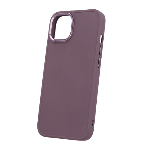 Satin silicone case for iPhone 11 - purple
