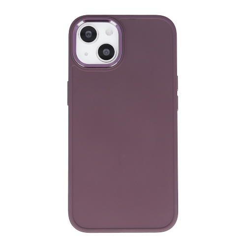 Satin silicone case for iPhone 13 6.1 - purple