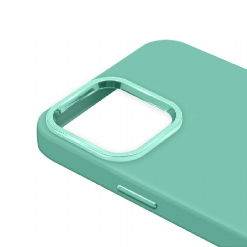 Satin silicone case for iPhone 14 6.1 - mint