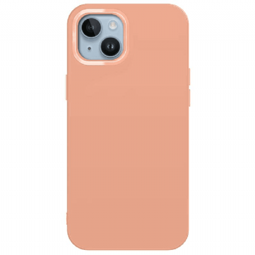 Satin Silicone Case for iPhone 14 Pro - Apricot