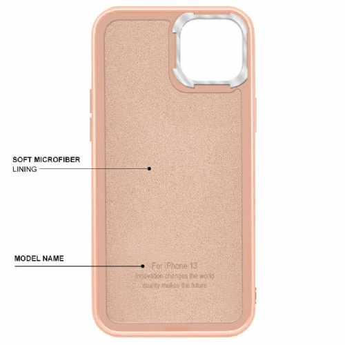Satin Silicone Case for iPhone 14 Pro Max - Apricot