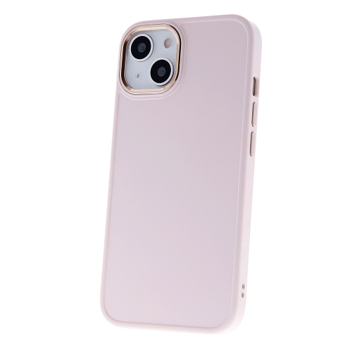 Satin silicone case for iPhone 15 Pro Max - pink