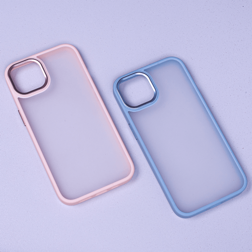 Satin silicone case for Samsung Galaxy A13 LTE A135 - transparent blue