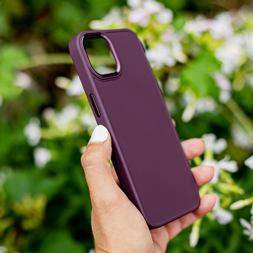 Satin silicone case for Samsung Galaxy S20 FE G780 - purple