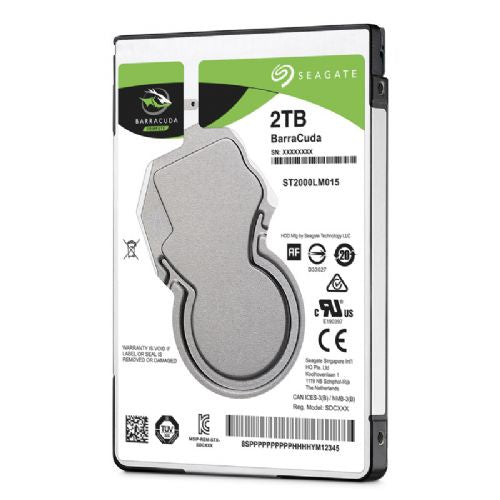 Trdi disk SEAGATE BarraCuda 2TB 2,5" SATA3 128MB 7mm 5400obr/min (ST2000LM015)