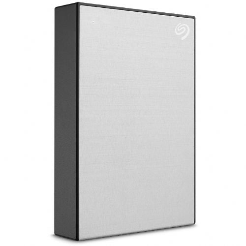 Zunanji trdi disk SEAGATE One Touch 5 TB z zaščito z geslom v srebrni barvi