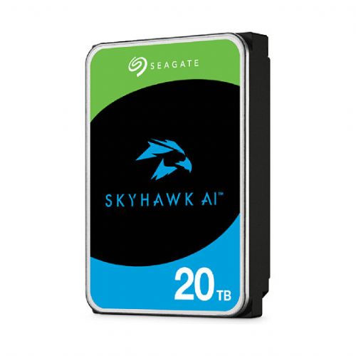 SEAGATE Nadzorni video optimiziran AI Skyhawk 20TB HDD SATA 6Gb/s 512MB predpomnilnika 3,5-palčni CMR Helij