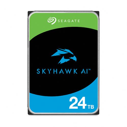 Vgradni HDD-disk Surveillance AI Skyhawk, za nadzorni sistem, videooptimiziran, 24 TB, SATA 6 Gb/s, 512 MB predpomnilnika, 3,5-palčni CMR, Helij