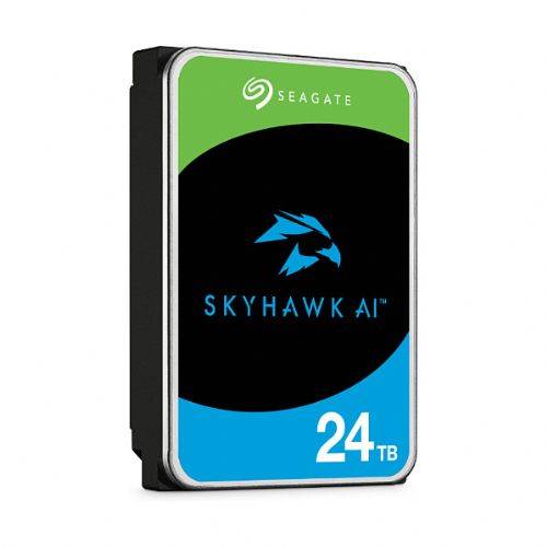 Vgradni HDD-disk Surveillance AI Skyhawk, za nadzorni sistem, videooptimiziran, 24 TB, SATA 6 Gb/s, 512 MB predpomnilnika, 3,5-palčni CMR, Helij