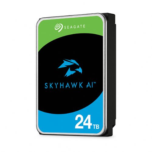 Vgradni HDD-disk Surveillance AI Skyhawk, za nadzorni sistem, videooptimiziran, 24 TB, SATA 6 Gb/s, 512 MB predpomnilnika, 3,5-palčni CMR, Helij