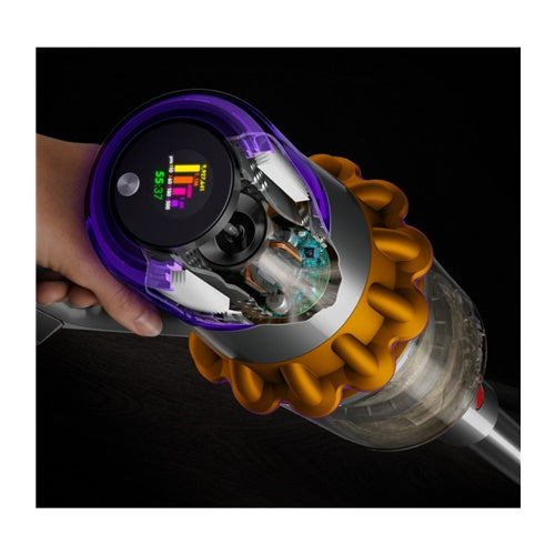 Dyson V15 Detect Absolute Upright Battery Vacuum Cleaner (2023), Yellow-Gray