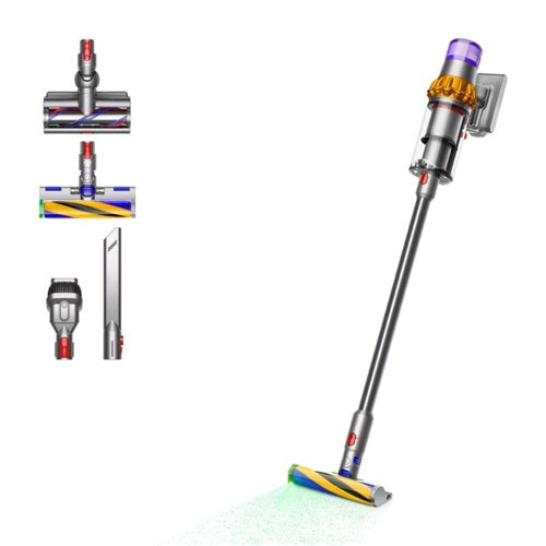 Dyson V15 Detect Absolute Upright Battery Vacuum Cleaner (2023), Yellow-Gray