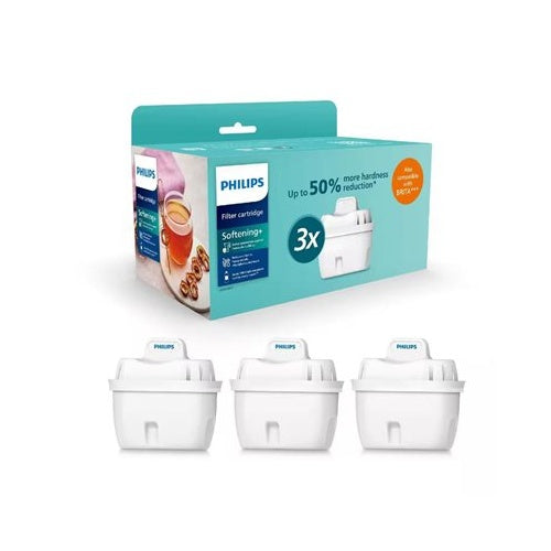 Philips AWP230P3/31 Softening+ pitcher water filter set, 3 pieces